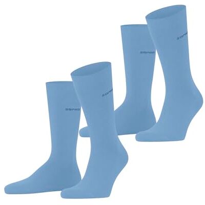 ESPRIT Basic Uni Multipack M So algodón lisos 2 pares, Calcetines Hombre, Azul Light Blue 6541, 39-42 ESPRIT Basic Uni Multipack M So algodón lisos 2 pares, Calcetines Hombre, Azul Light Blue 6541, 39-42