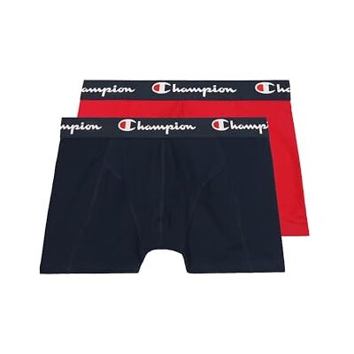 Champion Core x2, Ropa interior de hombres, para Hombre, Multicolor (Azul Marino/Rojo), XS Champion Core x2, Ropa interior de hombres, para Hombre, Multicolor (Azul Marino/Rojo), XS