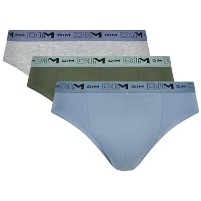 Dim Calzoncillos Orgánicos de Algodón Elástico Hombre Slip Hombre (Pack de 3) Dim Calzoncillos Orgánicos de Algodón Elástico Hombre Slip Hombre (Pack de 3)
