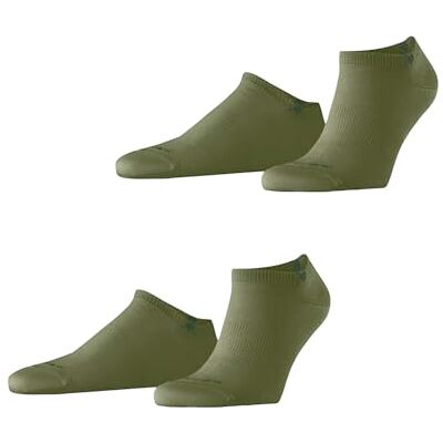 Burlington Everyday Sneaker Multipack M Sn algodón lisos 2 pares, Calcetines cortos Hombre, Verde Salvia 7472, 40-46 Burlington Everyday Sneaker Multipack M Sn algodón lisos 2 pares, Calcetines cortos Hombre, Verde Salvia 7472, 40-46
