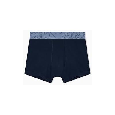 Giorgio Armani MEGALOGO Calzoncillos Tipo bóxer para Hombre, Color Azul, Talla XL, Azul, XL Giorgio Armani MEGALOGO Calzoncillos Tipo bóxer para Hombre, Color Azul, Talla XL, Azul, XL