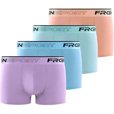 FREEGUN Boxer Hombre Algodón, Calzoncillos Hombre Deporte, Stretch & Transpirable (Juego de 4) FREEGUN Boxer Hombre Algodón, Calzoncillos Hombre Deporte, Stretch & Transpirable (Juego de 4)