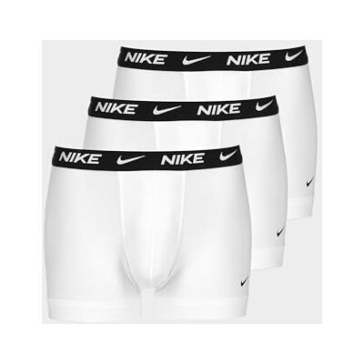 Nike Underwear Hombre Essential Trunks Paquete de 3 – Pierna Corta, Ajustada, Material elástico Suave, White, XL Nike Underwear Hombre Essential Trunks Paquete de 3 – Pierna Corta, Ajustada, Material elástico Suave, White, XL