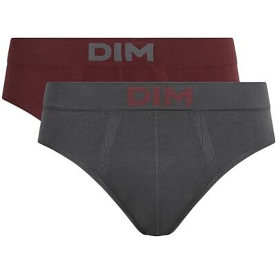 Dim Calzoncillos Tipo Slip Sin Costuras Microfibra elástica Unno Hombre x2 Dim Calzoncillos Tipo Slip Sin Costuras Microfibra elástica Unno Hombre x2