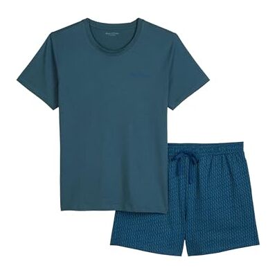 Marc O'Polo Pijama para Hombre Mix N Match, Pijama Mix N Match Orionblue-Print, S Marc O'Polo Pijama para Hombre Mix N Match, Pijama Mix N Match Orionblue-Print, S