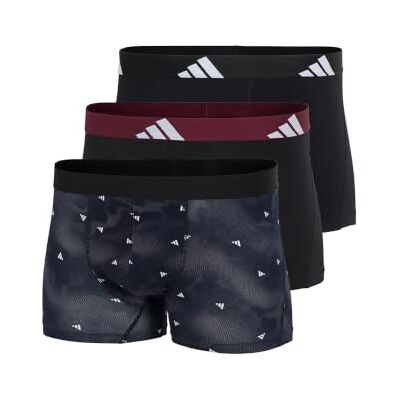 Adidas Herren Trunk (3pk) Active Flex Cotton Bequeme Unterwäsche Bóxer Hombre (Pack de 3) Adidas Herren Trunk (3pk) Active Flex Cotton Bequeme Unterwäsche Bóxer Hombre (Pack de 3)