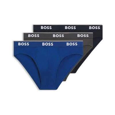 Boss Lettera 3P Power Calzoncillos, Open Blue 487, M para Hombre Boss Lettera 3P Power Calzoncillos, Open Blue 487, M para Hombre
