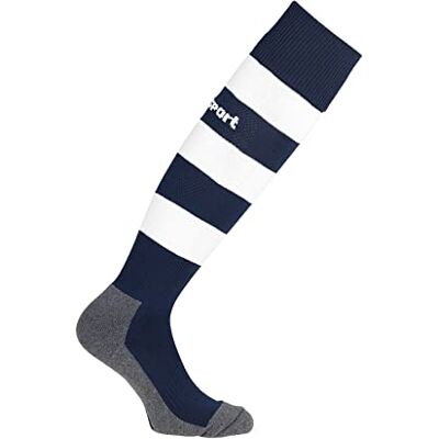 uhlsport Team Pro Essential Stripe Socks Calcetines, Hombre, azul marino/blanco, 33-36 uhlsport Team Pro Essential Stripe Socks Calcetines, Hombre, azul marino/blanco, 33-36