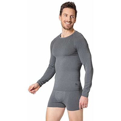 Odlo Hombre Camiseta de Manga Larga de Ropa Interior Funcional Performance Light Odlo Hombre Camiseta de Manga Larga de Ropa Interior Funcional Performance Light