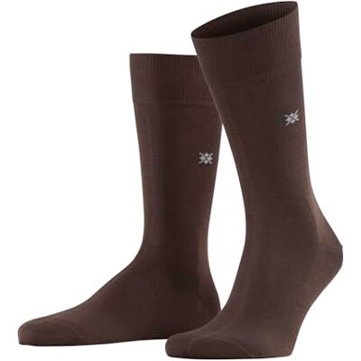 Burlington Dublin M So algodón lisos 1 par, Calcetines Hombre, Marrón Chocolate 5043, 40-46 Burlington Dublin M So algodón lisos 1 par, Calcetines Hombre, Marrón Chocolate 5043, 40-46