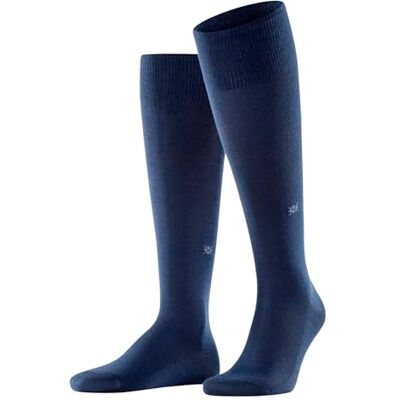 Burlington Leeds M Kh algodón lana lisos 1 par, Calcetines largos Hombre, Azul Marine 6120, 40-46 Burlington Leeds M Kh algodón lana lisos 1 par, Calcetines largos Hombre, Azul Marine 6120, 40-46