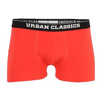 Urban Classics -organic X-mas Boxer Shorts 3-Pack, Nicolaus AOP+treegreen+popred, XXXXXL para Hombre Urban Classics -organic X-mas Boxer Shorts 3-Pack, Nicolaus AOP+treegreen+popred, XXXXXL para Hombre