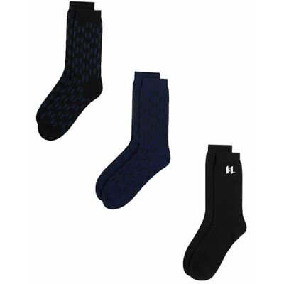 KARL LAGERFELD Hombre K/Monogram Logo Sock (3 Pack) KARL LAGERFELD Hombre K/Monogram Logo Sock (3 Pack)