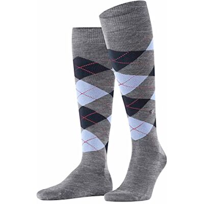 Burlington Manchester M Kh algodón estampados 1 par, Calcetines largos Hombre, Gris Concrete Melange 3615, 40-46 Burlington Manchester M Kh algodón estampados 1 par, Calcetines largos Hombre, Gris Concrete Melange 3615, 40-46