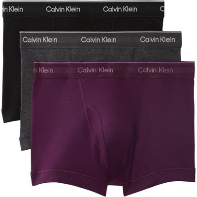 Calvin Calzoncillos bóxer Hombre Pack de 3 Trunks con Logotipo en la Cintura Calvin Calzoncillos bóxer Hombre Pack de 3 Trunks con Logotipo en la Cintura
