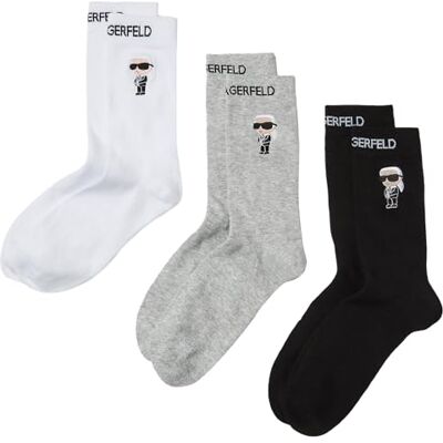 KARL LAGERFELD Hombre Ikon Socks (3 Pack) KARL LAGERFELD Hombre Ikon Socks (3 Pack)
