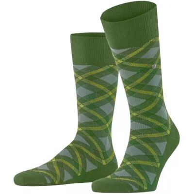 Burlington Tartan M So algodón estampados 1 par, Calcetines Hombre, Verde Fir Green 7656, 40-46 Burlington Tartan M So algodón estampados 1 par, Calcetines Hombre, Verde Fir Green 7656, 40-46