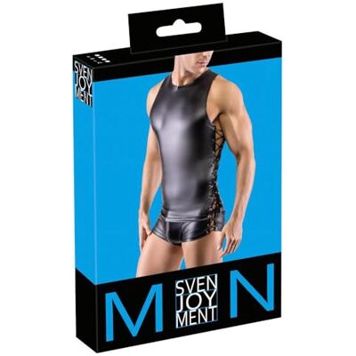 Svenjoyment Calzoncillo y tanga eróticos de cuero y látex para hombre marca you2toys Herren Top XL Svenjoyment Calzoncillo y tanga eróticos de cuero y látex para hombre marca you2toys Herren Top XL