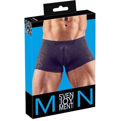 Svenjoyment Calzoncillos para Hombre, Transparente, Efecto óptico, Color Negro, Talla M Svenjoyment Calzoncillos para Hombre, Transparente, Efecto óptico, Color Negro, Talla M