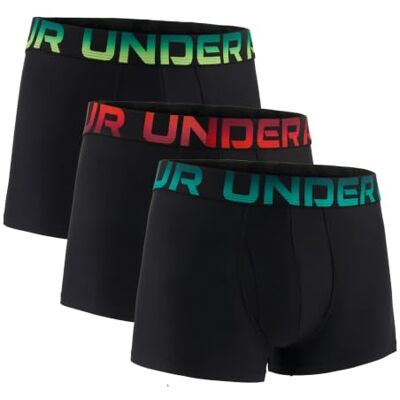 Under Armour Pack de 3 Bóxers Tech Performance para Hombre, Largo de Pierna de 8 cm – Transpirable, Absorbe la Humedad, Tacto Suave, Comodidad Todo el Día Under Armour Pack de 3 Bóxers Tech Performance para Hombre, Largo de Pierna de 8 cm – Transpirable, Absorbe la Humedad, Tacto Suave, Comodidad Todo el Día
