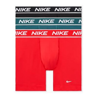 Nike Calzoncillos Tipo bóxer microelásticos para Hombre (Paquete de 3), Color Rojo Chile, Verde Azulado Oscuro, Negro, Talla M (Paquete de 3) Nike Calzoncillos Tipo bóxer microelásticos para Hombre (Paquete de 3), Color Rojo Chile, Verde Azulado Oscuro, Negro, Talla M (Paquete de 3)