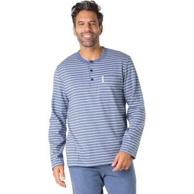 Eminence Interlock Lu20 Juego de Pijama, Blanco/Azul China, XL para Hombre Eminence Interlock Lu20 Juego de Pijama, Blanco/Azul China, XL para Hombre