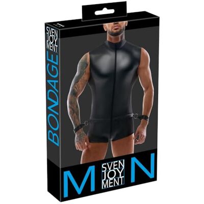 Svenjoyment Nek Calzoncillo y tanga eróticos de cuero y látex para hombre Herren Overall&Cuffs M Svenjoyment Nek Calzoncillo y tanga eróticos de cuero y látex para hombre Herren Overall&Cuffs M