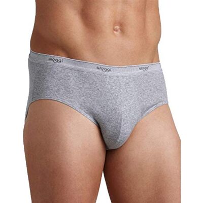 Sloggi men , Basic Midi 2P, Slip, Hombre, Multicolor (Black Combination), 7 Sloggi men , Basic Midi 2P, Slip, Hombre, Multicolor (Black Combination), 7