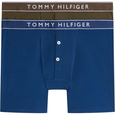 Tommy Hilfiger 2p Button Fly Boxer Um0um03879 Calzoncillos Tipo bóxer Hombre (Pack de 2) Tommy Hilfiger 2p Button Fly Boxer Um0um03879 Calzoncillos Tipo bóxer Hombre (Pack de 2)