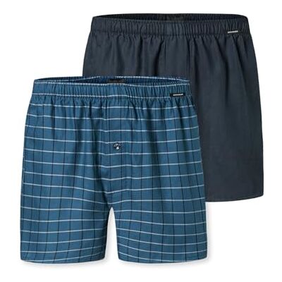 Schiesser 2 Pack Boxershorts Baumwolle Web Multipack-Webboxer Bóxer, Surtido 5_, L Hombres Schiesser 2 Pack Boxershorts Baumwolle Web Multipack-Webboxer Bóxer, Surtido 5_, L Hombres
