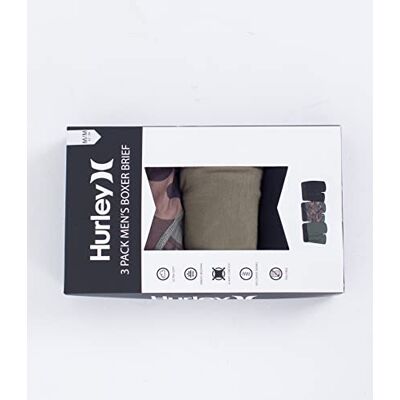 Hurley Supersoft Boxer 3pk Bóxer Hombre (Pack de 3) Hurley Supersoft Boxer 3pk Bóxer Hombre (Pack de 3)