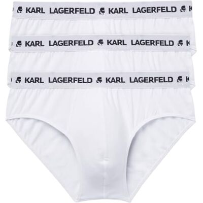 KARL LAGERFELD Hombre Logo Briefs Set (3 Pack) KARL LAGERFELD Hombre Logo Briefs Set (3 Pack)