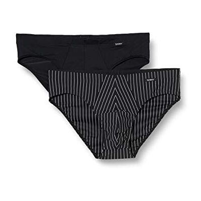 Skiny Herren Brasil Slip 2er Pack Micro Multipack Cierre, blackstripe Selection, L 2 para Hombre Skiny Herren Brasil Slip 2er Pack Micro Multipack Cierre, blackstripe Selection, L 2 para Hombre