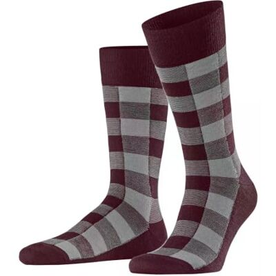 Burlington Buffalo Check M So lana estampados 1 par, Calcetines Hombre, Rojo Oxford 8430, 40-46 Burlington Buffalo Check M So lana estampados 1 par, Calcetines Hombre, Rojo Oxford 8430, 40-46