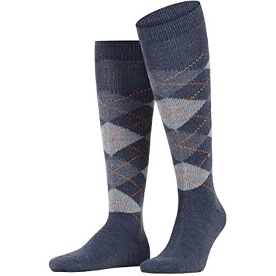 Burlington Preston M KH caliente y suave largo estampado 1 par, Calcetines largos Hombre, Azul (Orion Blue 6221), 40/46 EU Burlington Preston M KH caliente y suave largo estampado 1 par, Calcetines largos Hombre, Azul (Orion Blue 6221), 40/46 EU