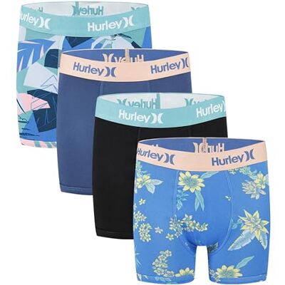 Hurley Boxers Performance (Paquete de 4) Boxer Briefs Niño (Juego de 4) Hurley Boxers Performance (Paquete de 4) Boxer Briefs Niño (Juego de 4)