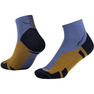 Buff Calcetines LW Merino Wool Quarter Ligeros, Senderismo, Resistencia Natural, Comodidad, Acolchado Hombre Mujer XL Blu Buff Calcetines LW Merino Wool Quarter Ligeros, Senderismo, Resistencia Natural, Comodidad, Acolchado Hombre Mujer XL Blu