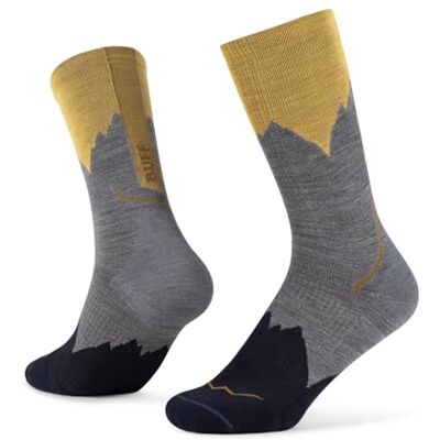 Buff ® Calcetines LW Merino Wool Crew Ligeros, Senderismo, Resistencia Natural, Comodidad, Acolchado Buff ® Calcetines LW Merino Wool Crew Ligeros, Senderismo, Resistencia Natural, Comodidad, Acolchado