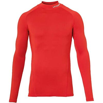 uhlsport Distinction Pro Baselayer Turtle Neck Camiseta térmica, Hombre, Red, S uhlsport Distinction Pro Baselayer Turtle Neck Camiseta térmica, Hombre, Red, S
