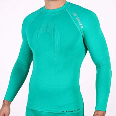 HO Soccer Camiseta térmica Manga Larga Verde Performance HO Soccer Camiseta térmica Manga Larga Verde Performance