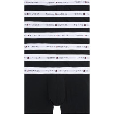 Tommy Hilfiger Calzoncillos bóxer Hombre Pack de 7 Trunks con Logotipo en la Cintura Tommy Hilfiger Calzoncillos bóxer Hombre Pack de 7 Trunks con Logotipo en la Cintura