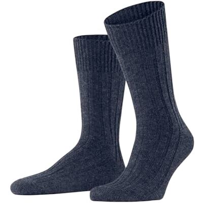 ESPRIT Hygge M So lana cachemira estampados 1 par, Calcetines Hombre, Azul Ink Melange 6674, 43-46 ESPRIT Hygge M So lana cachemira estampados 1 par, Calcetines Hombre, Azul Ink Melange 6674, 43-46
