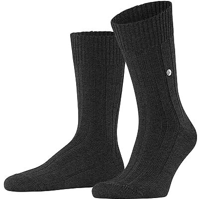 Burlington Dover M So lana lisos 1 par, Calcetines Hombre, Gris Asphalt Melange 3180, 40-46 Burlington Dover M So lana lisos 1 par, Calcetines Hombre, Gris Asphalt Melange 3180, 40-46