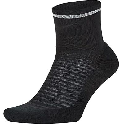 Nike -010 Spark Socks Unisex Black/Reflect Silver 14-16 Nike -010 Spark Socks Unisex Black/Reflect Silver 14-16