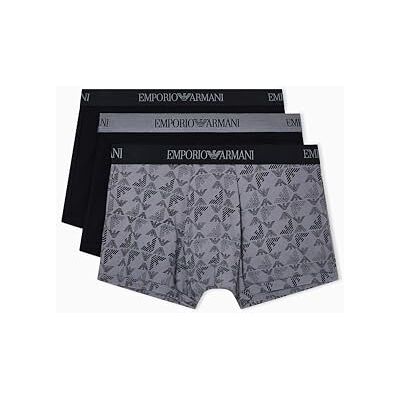 Giorgio Armani Men's Pure Cotton 3-Pack Trunk Trunks Giorgio Armani Men's Pure Cotton 3-Pack Trunk Trunks