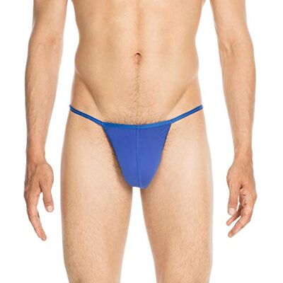 HOM Temptation Plumes G-String, Tanga de hilo para bre, Azul (Blue), Medium HOM Temptation Plumes G-String, Tanga de hilo para bre, Azul (Blue), Medium