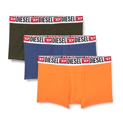 Diesel Calzoncillos para Hombre – UMBX-DAMIENTHREEPACK, Paquete de 3, Multicolor (E6825-0ddai), XS Diesel Calzoncillos para Hombre – UMBX-DAMIENTHREEPACK, Paquete de 3, Multicolor (E6825-0ddai), XS