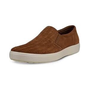 ECCO Soft 7 M - Zapatos de cuero trenzado - Marrón - Talla 42 ECCO Soft 7 M - Zapatos de cuero trenzado - Marrón - Talla 42