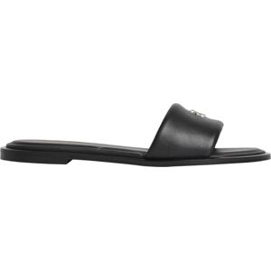 Calvin Round Flat SNDL LTH Bar HW 2 , Sandalias Planas Mujer, Black (Triple Black), 38 EU Calvin Round Flat SNDL LTH Bar HW 2 , Sandalias Planas Mujer, Black (Triple Black), 38 EU