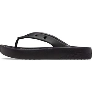 Crocs Mujer Classic Platform Flip W Chancla de dedo, Black, 38/39 EU Crocs Mujer Classic Platform Flip W Chancla de dedo, Black, 38/39 EU